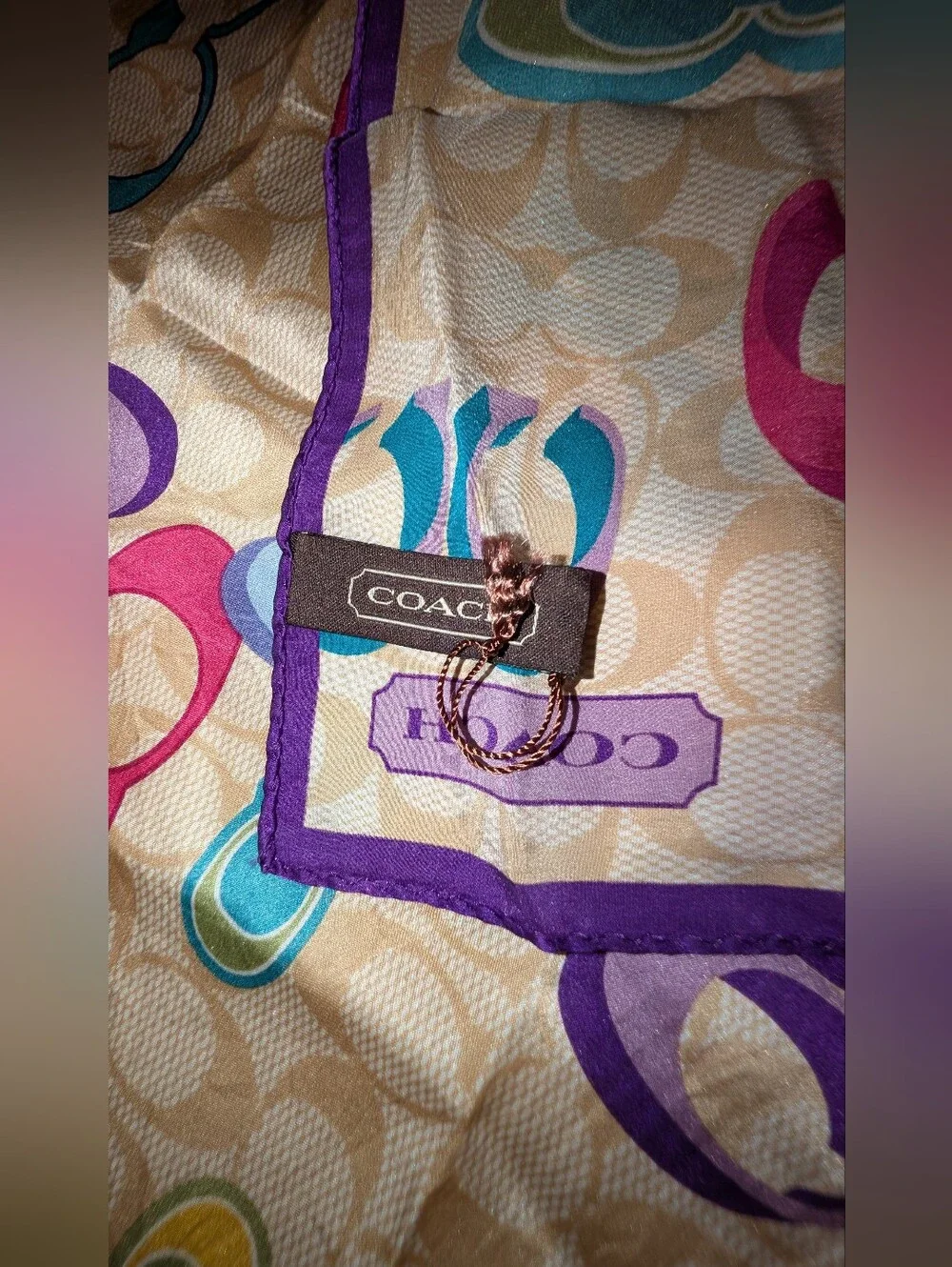 Coach elegant silk